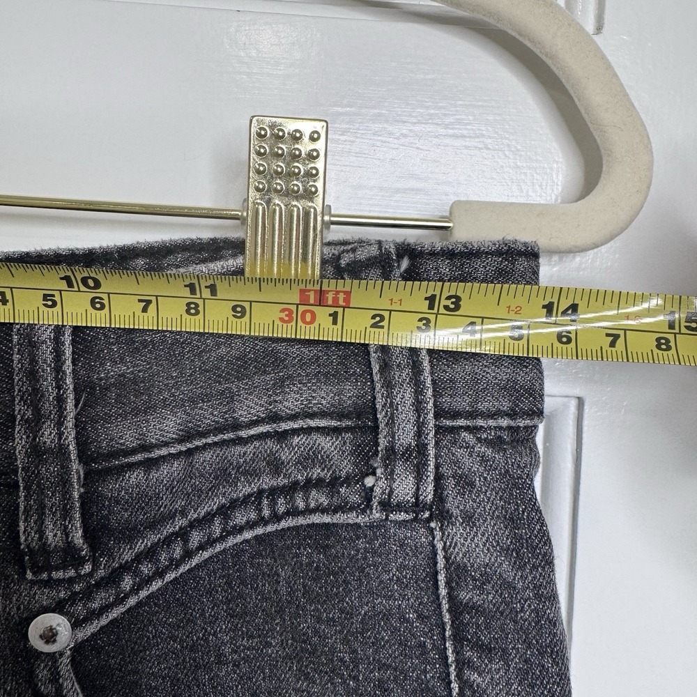 Anthropologie Pilcro High Rise Slim Jeans Womens 25 Black Studded Denim - Picture 7 of 12